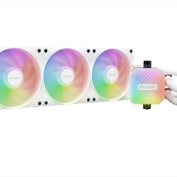 COOLERS CPU AIO BE QUIET! LIGHT LOOP 360 White, 3x120mm Light Wings LX 120mm ARGB PWM, w/REFFIL OPTION, ARGB LED on pump, w/ARGB HUB, BW023