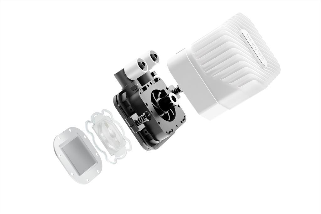 COOLERS CPU AIO BE QUIET! LIGHT LOOP 360 White, 3x120mm Light Wings LX 120mm ARGB PWM, w/REFFIL OPTION, ARGB LED on pump, w/ARGB HUB, BW023 - Image 3
