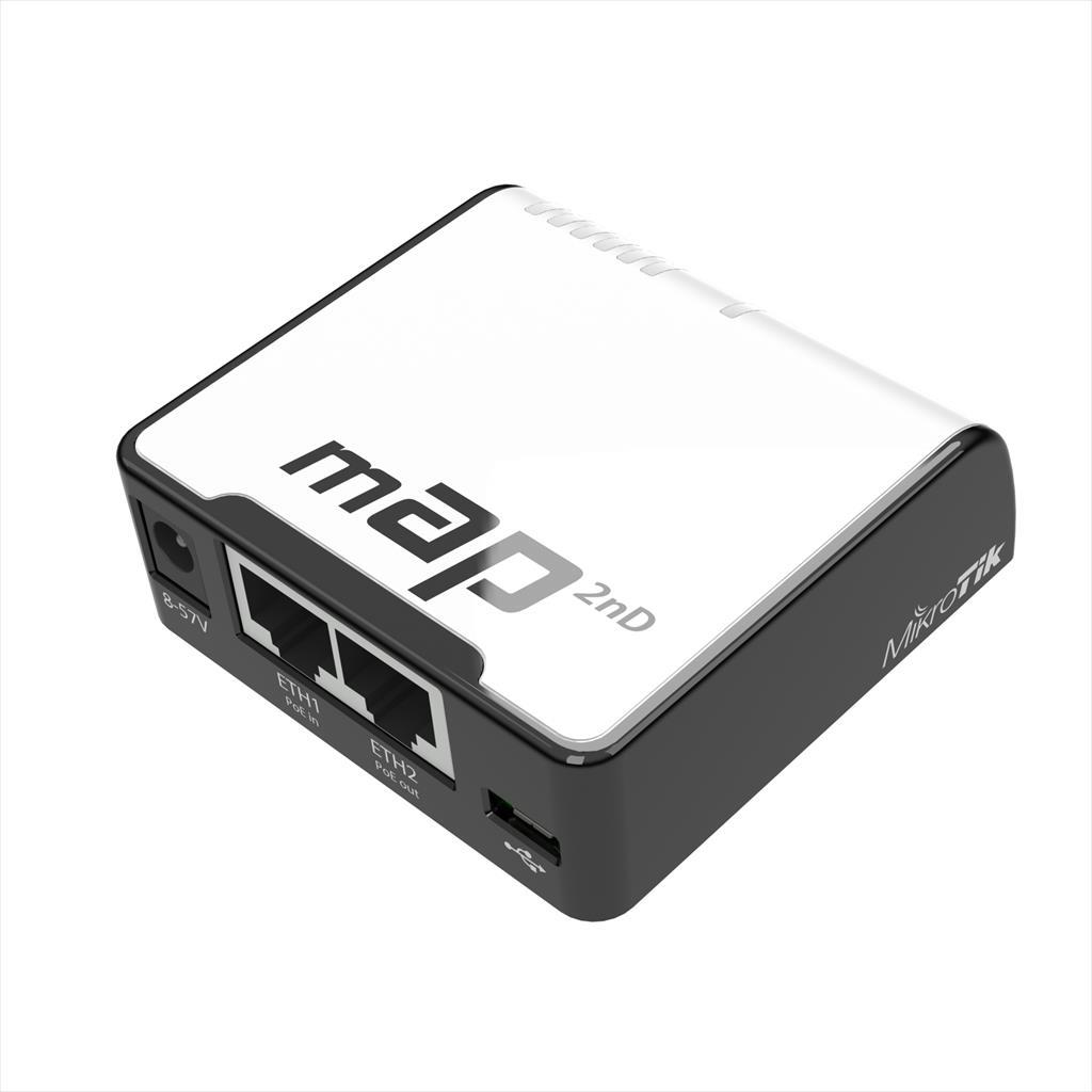 NET ACCESS POINT mini mAP WIRELESS MIKROTIK, USB, PoE, RBmAP2nD