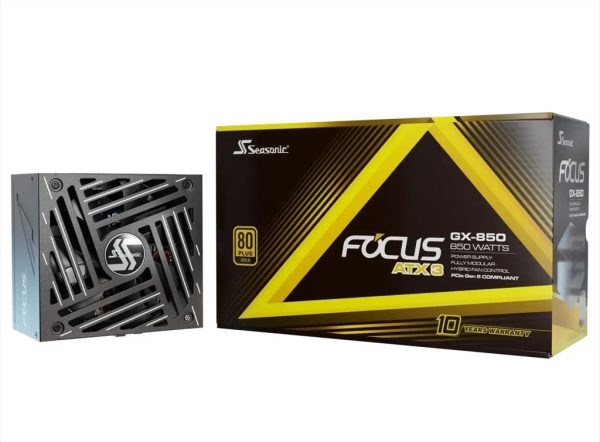 Psu 850w seasonic focus gx-850 (2024) w/pcie 5.0 80+ gold , fully modular, focus gx-850-v4