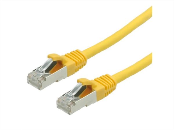 Cables net patch s/ftp cat6 0.5m yellow secomp