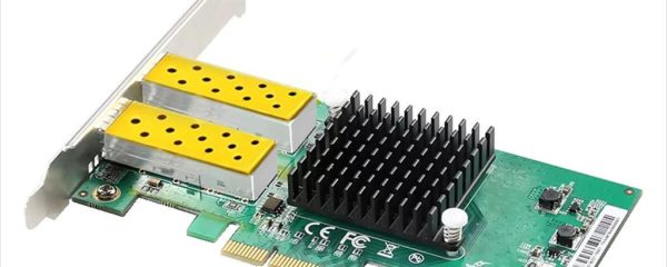 NET LAN PCIe SFP dual  port 10/100/1000Mbs , DIEWU TXA067, Chipset: Intel/I82576
