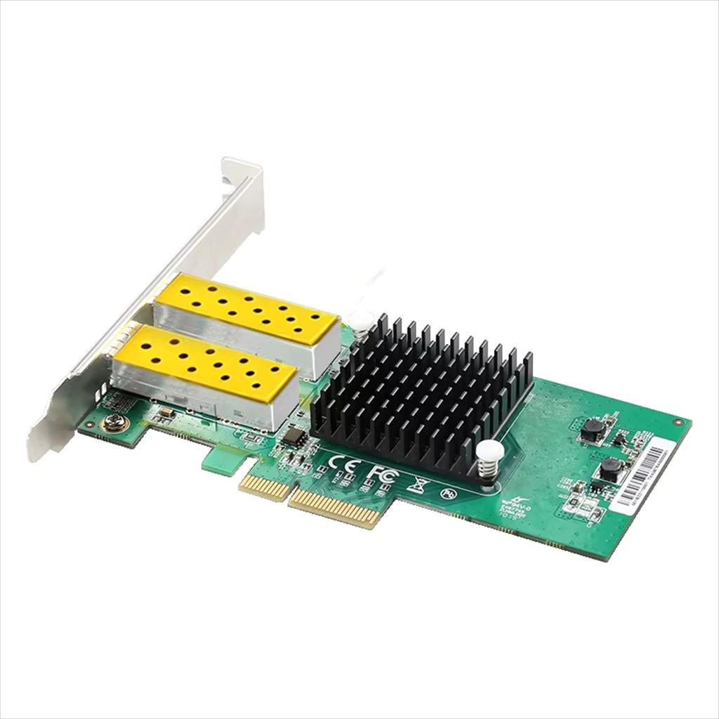 NET LAN PCIe SFP dual port 10/100/1000Mbs , DIEWU TXA067, Chipset: Intel/I82576