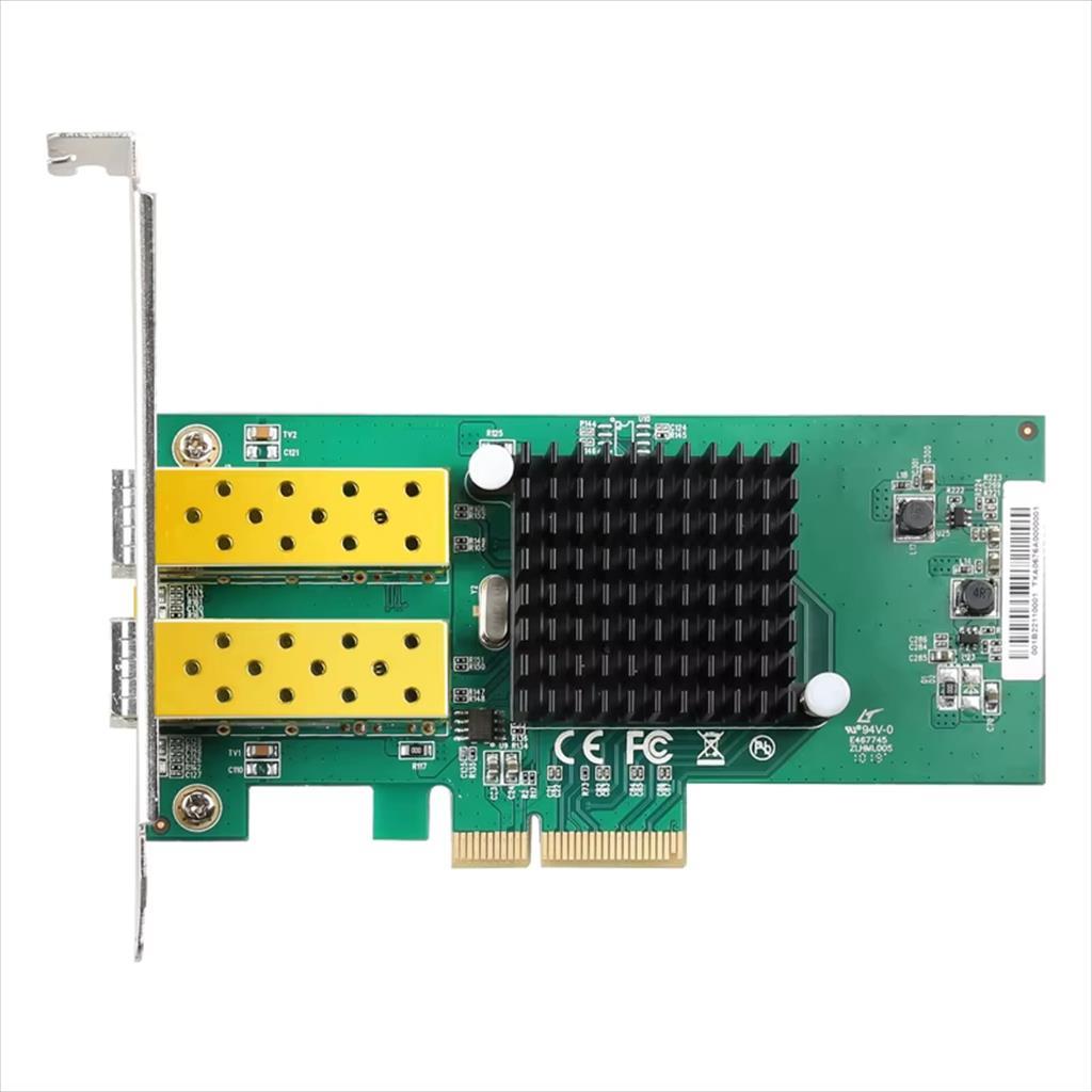 NET LAN PCIe SFP dual port 10/100/1000Mbs , DIEWU TXA067, Chipset: Intel/I82576 - Image 2
