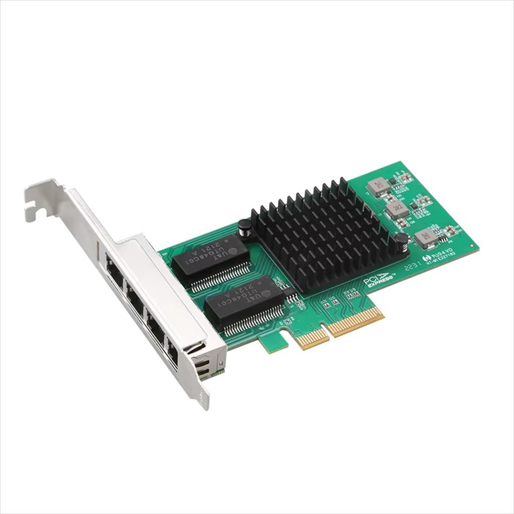 NET LAN PCIe 10/100/1000 4port, DIEWU TXA034, Chipset: I350 - Image 4