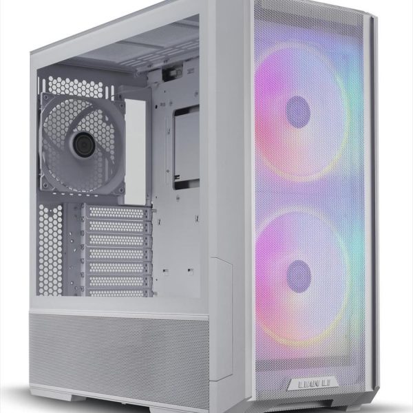 CASE LIAN LI E-ATX LANCOOL 216 RGB Mid-Tower w/ Tempered glass, 2x160mm ARGB, 1x140mm PWM, w/750W Bronze, White, LANCOOL 216RW