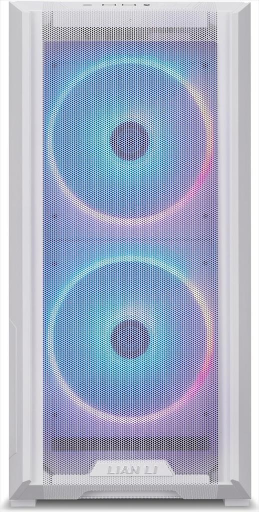 CASE LIAN LI E-ATX LANCOOL 216 RGB Mid-Tower w/ Tempered glass, 2x160mm ARGB, 1x140mm PWM, w/750W Bronze, White, LANCOOL 216RW - Image 3