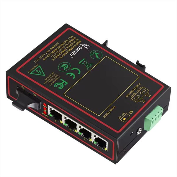 NET Switch Industrial 5-port 10/100 Aluminumcase, TXE026