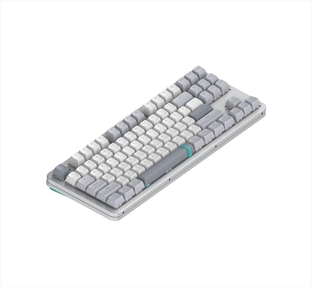 KEYBOARD MECHANICAL DARK PROJECT ALU87A DAYLIGHT TKL HS RGB linear mechanical switches G3ms Zircon, +4 switch +Keycap Language Set ANSI layout - Image 2
