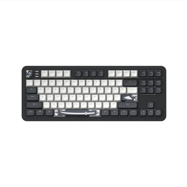 KEYBOARD MECHANICAL DARK PROJECT ALU87B BUSHIDO TKL HS RGB linear mechanical switches G3ms Moonstone- Pre-lubed, +4 switch +Keycap Language Set ANSI layout
