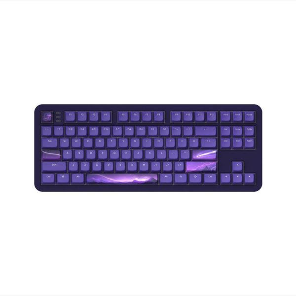 KEYBOARD MECHANICAL DARK PROJECT ALU87B CELESTIAL TKL HS RGB linear mechanical switches G3ms Voidstone — Silent, Pre-lubed, +4 switch +Keycap Language Set ANSI layout