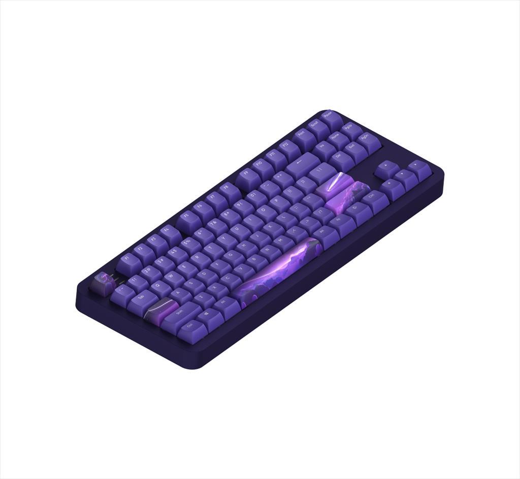 KEYBOARD MECHANICAL DARK PROJECT ALU87B CELESTIAL TKL HS RGB linear mechanical switches G3ms Voidstone — Silent, Pre-lubed, +4 switch +Keycap Language Set ANSI layout - Image 2