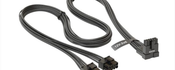CABLES PSU ATX 12VHPWR SEASONIC 90° 600W 16-PIN TO 2x8 PIN (ONLY FOR SEASONIC)