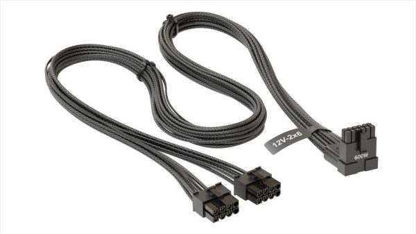 Cables psu atx 12vhpwr seasonic 90° 600w 16-pin to 2x8 pin (only for seasonic)