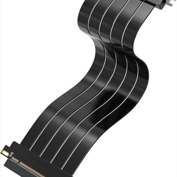 CABLE RISER EZDIY-FAB HIgh Speed PCIe x16 M To PCIe x16 F 300mm Gen 4.0, straight, black