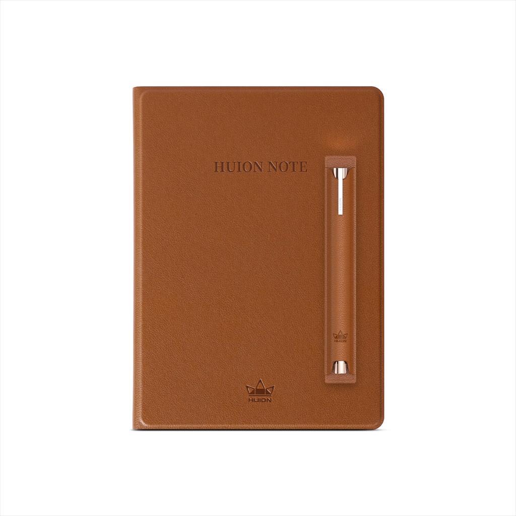 PEN TABLET HUION NOTE X10, 2in1 w/digital smart notebook, 7.35"x 5.5" USB-C, 8192 Levels, 5080 LPI, Brown