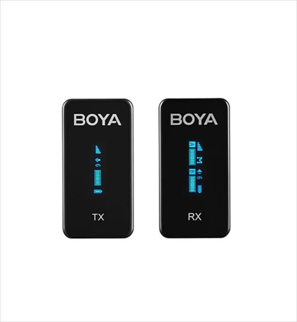 Microphone wireless system boya afh 2.4ghz ultra-compact, up to 100m, by-xm6-s1