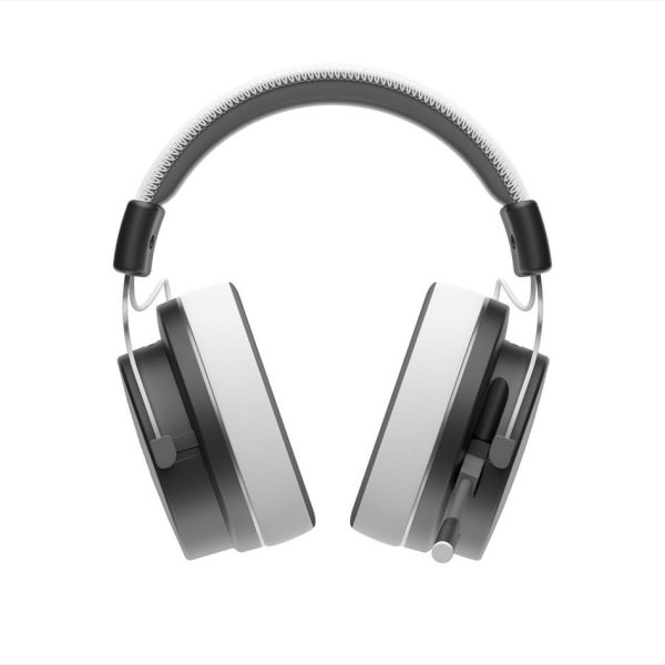 HEADPHONES DARK PROJECT Wireless (2.4GHz&BT) Gaming-Headset VEXO w/Mic, 50mm neodymium driver, Gray