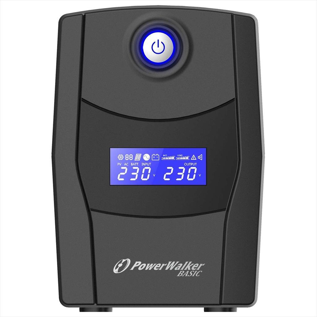 UPS 800VA / 480W POWERWALKER BASIC VI 800 STL, 2xSHUKO, RJ-11, RJ-45, USB, HID, 10121073 - Image 2