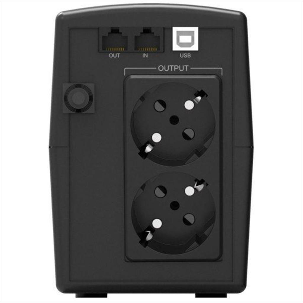 UPS 1000VA / 600W POWERWALKER BASIC VI 1000 STL, 2xSHUKO, RJ-11, RJ-45, USB, HID, 10121074 - Image 3