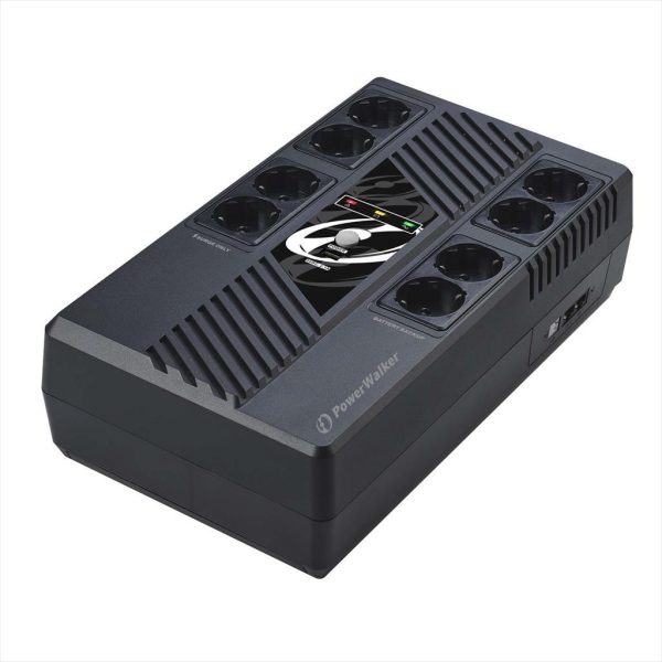 UPS 1000VA / 600W POWERWALKER VI 1000 MS, 8xSHUKO,AVR, USB, HID, RJ-11, RJ-45, 10121162