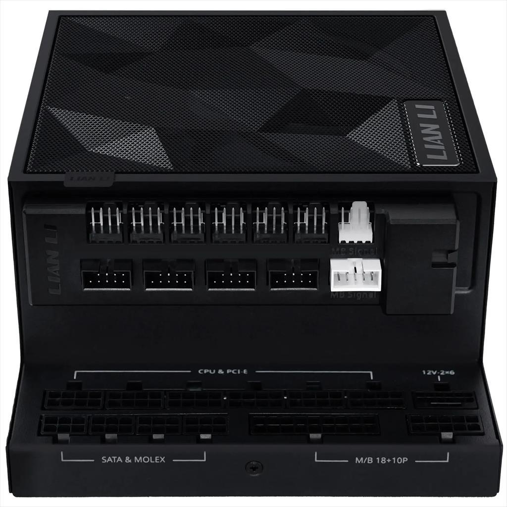 PSU 1000W LIAN LI EDGE EG1000G 80+ GOLD PCIe 5.1 (L-Shape, w/x4 USB 2.0 headers), FULL MODULAR Black - Image 3