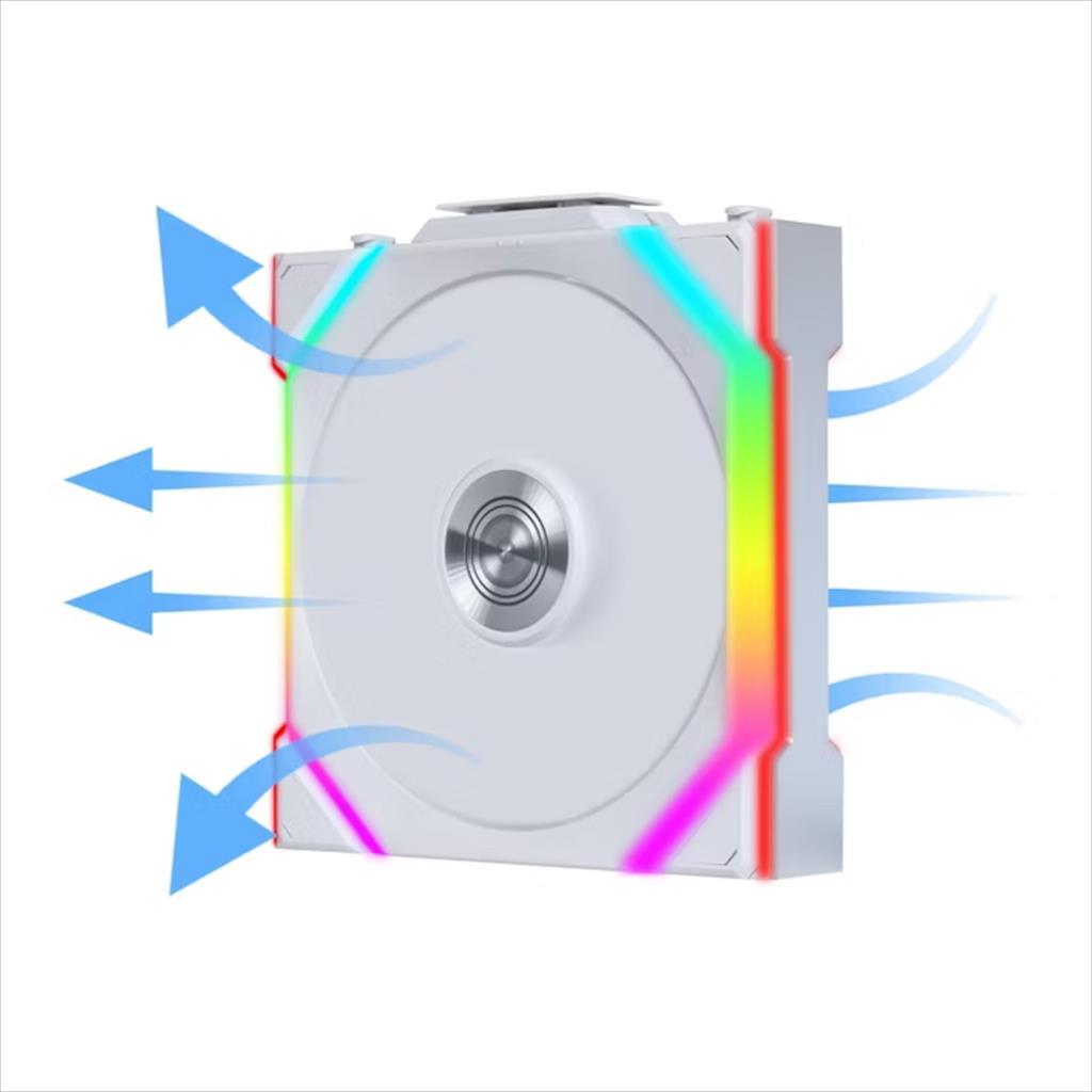 COOLERS CASE FAN 120mm LIAN LI UNI FAN SL Wireless 120 Reverse Blade A-RGB PWM, White, 12RSL1W1W - Image 2