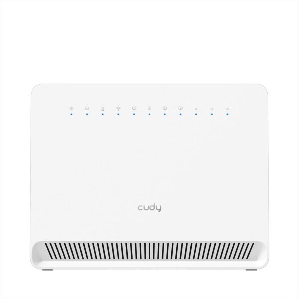 NET ROUTER WIRELESS DUAL BAND AC1200 4G LTE Cat6 CUDY LT700E w/2 internal antennas, 1x WAN Gb port, 4x LAN Gb ports