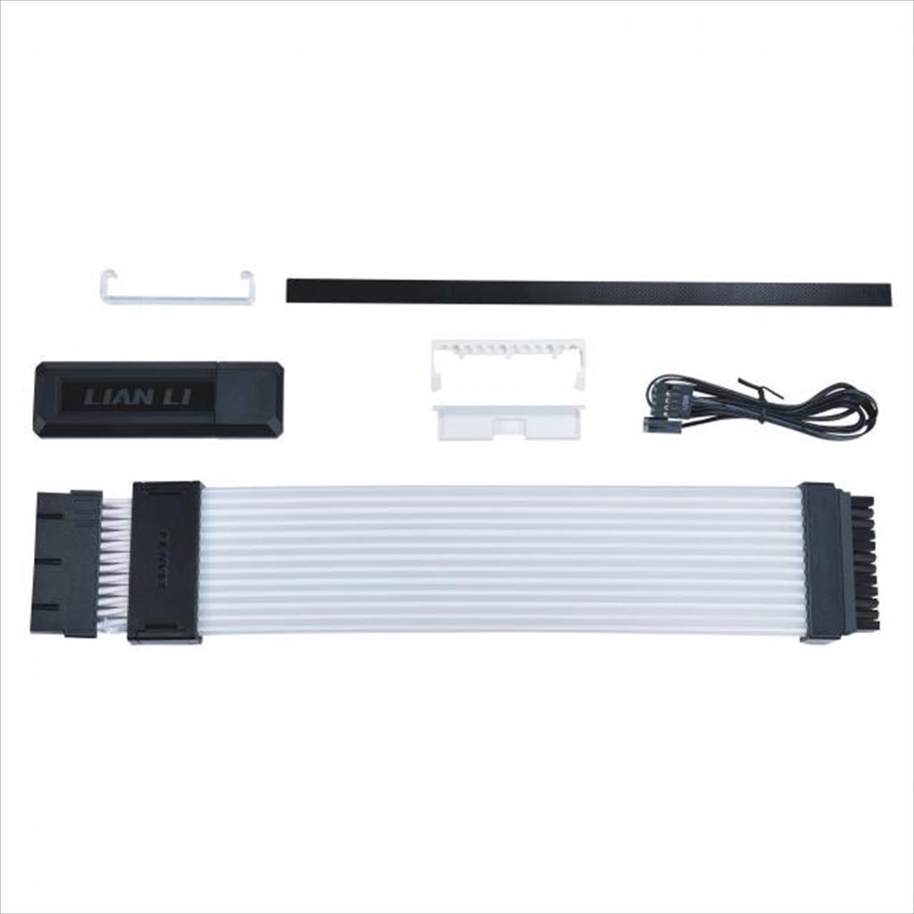 EXTENSION PSU LIAN LI STRIMER WIRELESS ATX 24-pin 26cm RGB, controller included, PW24-1W-T - Image 5