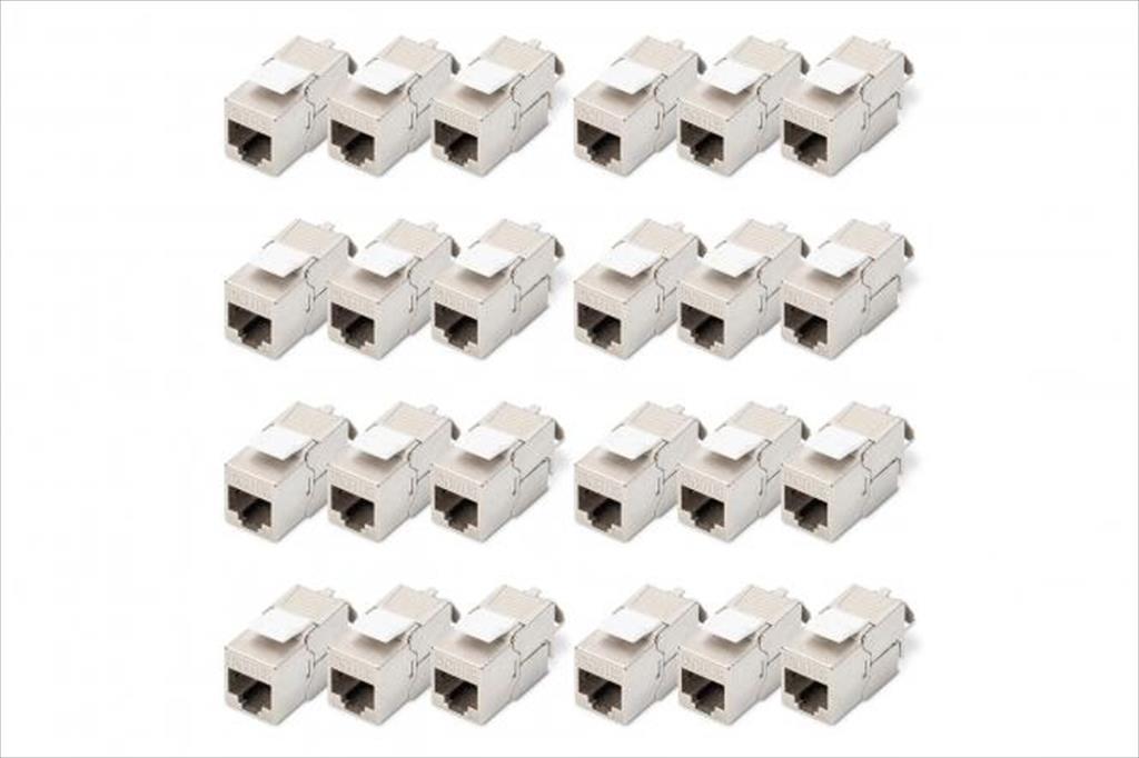 NET MODUL RJ-45 Cat6A Keystone Jack, 360 degree shielded, toolfree, DIGITUS, DN-93615-24