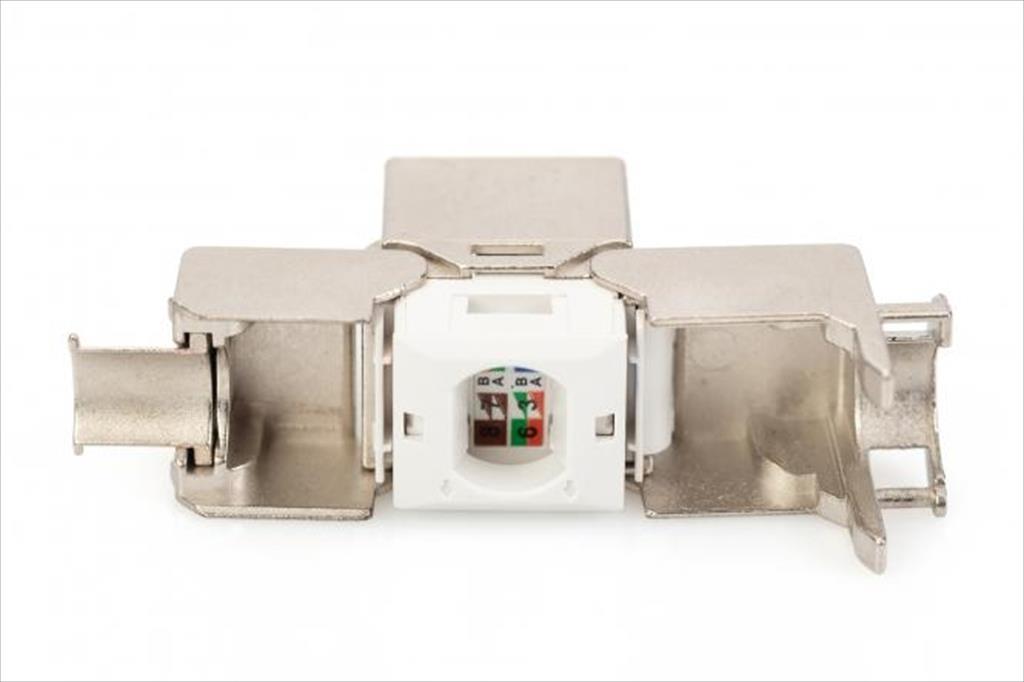 NET MODUL RJ-45 Cat6A Keystone Jack, 360 degree shielded, toolfree, DIGITUS, DN-93615-24 - Image 2