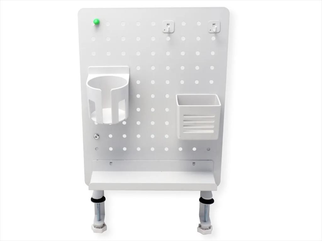 GAMING DESK CLAMP MOUNT PEGBOARD, (3x Pin Magnet, 1x Cup Holder, 2x Hook, 2x Gaming Controller Hook, 1x Headphone Hook), WHITE, 17.99.0098-4 - Image 5