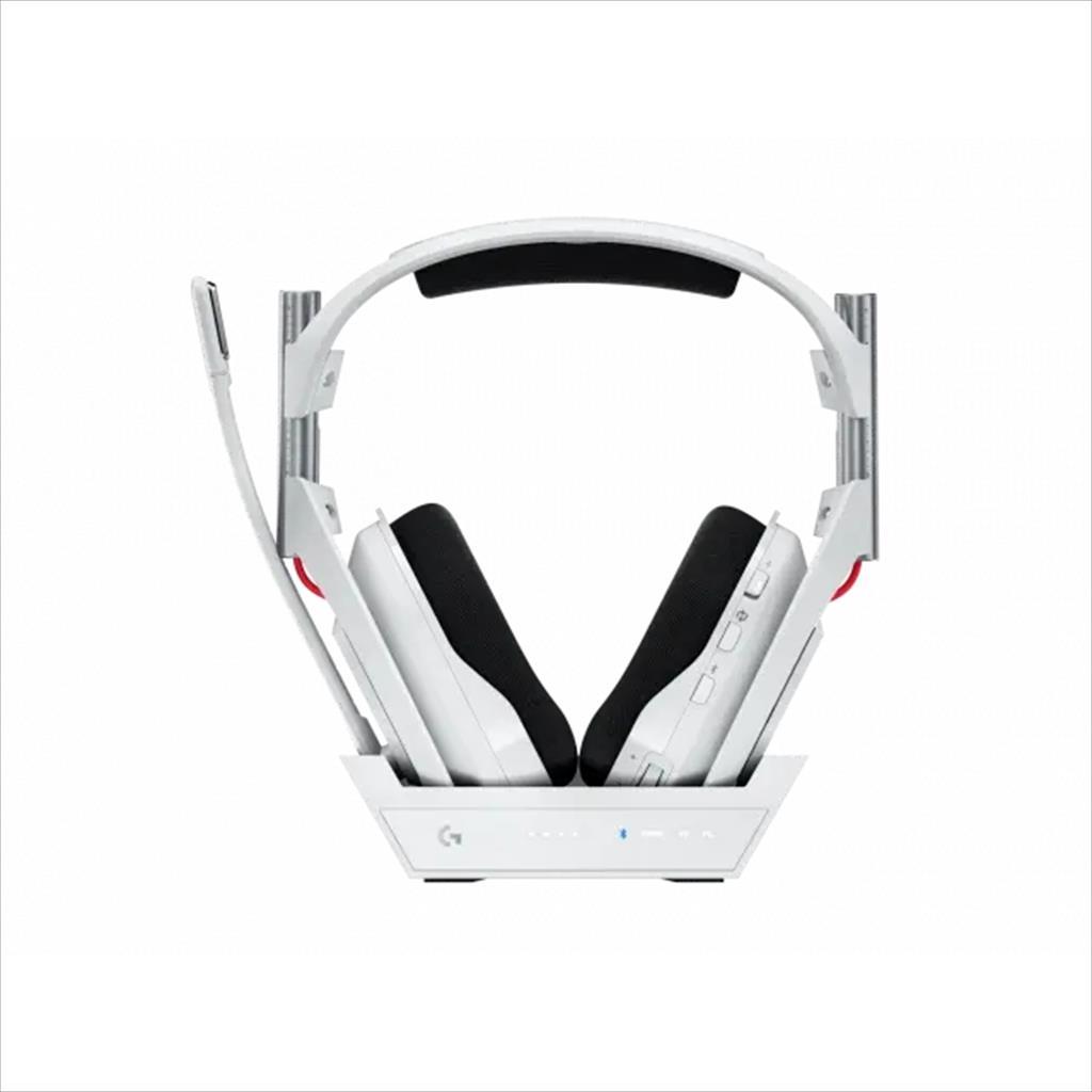 HEADPHONES LOGITECH Astro A50 w/Base station, White, Lightspeed wireless w/microphone, USB-C, 939-002230 - Image 2