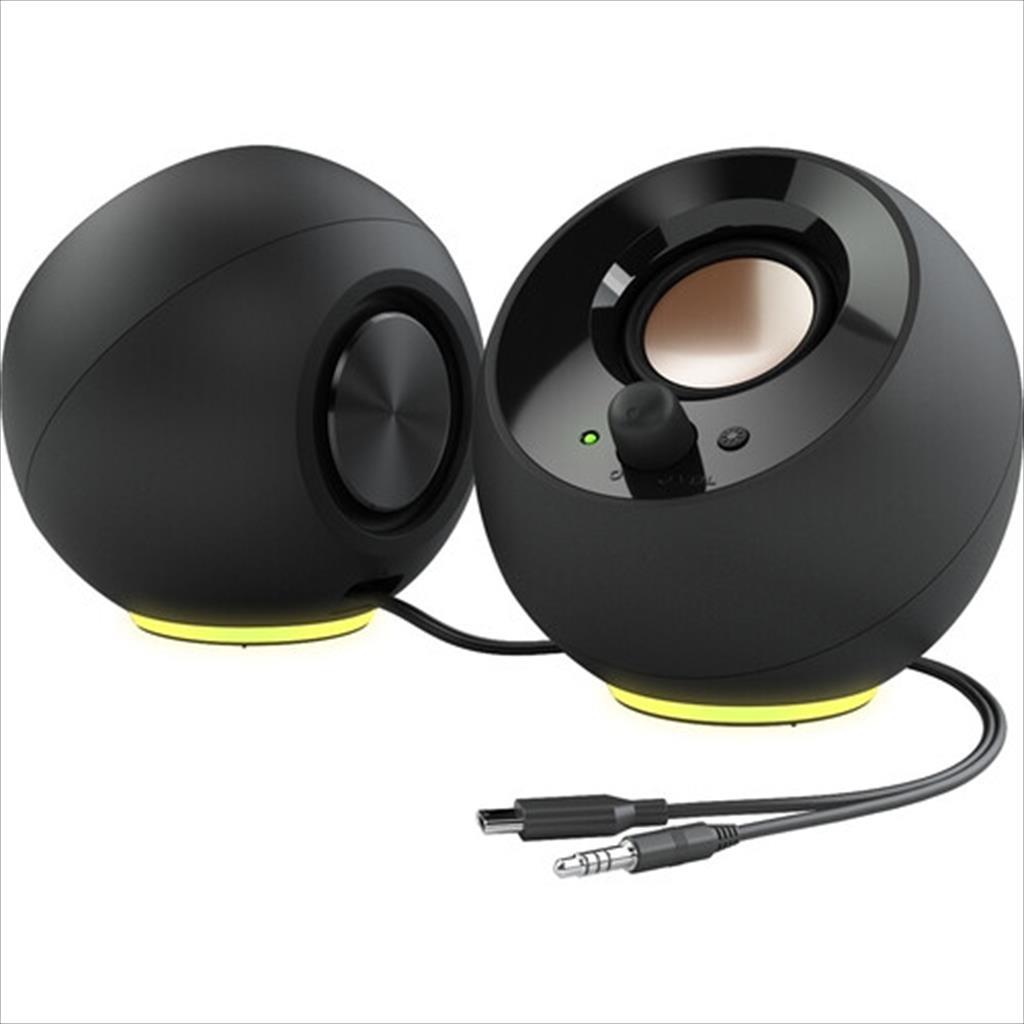 SPEAKERS 2.0 CREATIVE PEBBLE SE Black, USB Type-C, bluetooth 5.3, RGB, (4.4W) 51MF1725AA000 - Image 2