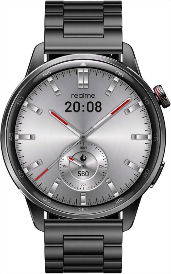 Smartwatch realme s2 gray, w/amoled display 1.43",ip68
