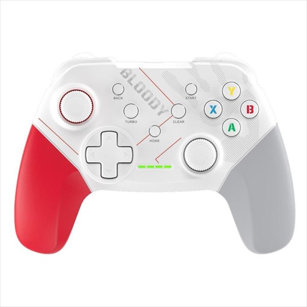 GAME PAD WIRELESS A4TECH BLOODY GPW50, 2.4G+Wired,PC, PS3, Android, White-Red, A4-CON-GPW50-WH