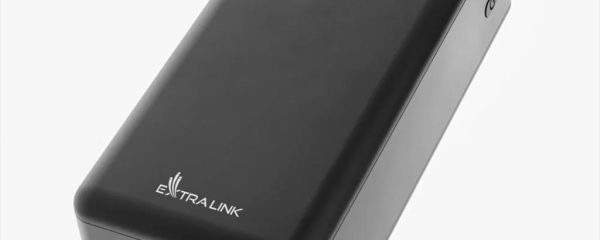 POWER BANK EXTRALINK EPB-124 30000mAh (22.5W Fast charge) w/digital display, LED torch, Dual input (Micro-USB, USB-C) /output( 4x USB-A, USB-C), x3 cables included (microUSB, Type-C, Lightning) Black