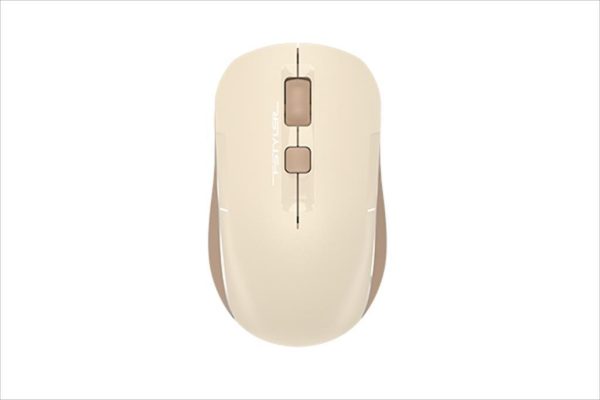 Mouse wireless usb a4tech fstyler fb26cs air2 silent, w/bluetooth (3 device), cafe latte