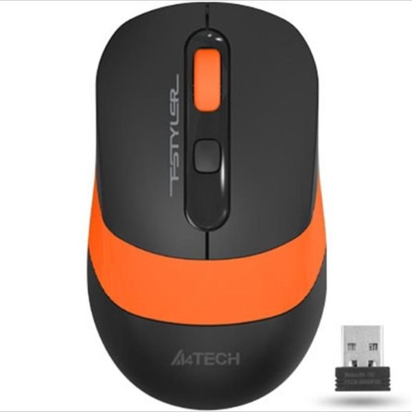 MOUSE WIRELESS USB A4TECH FSTYLER FG10S Silent, Orange