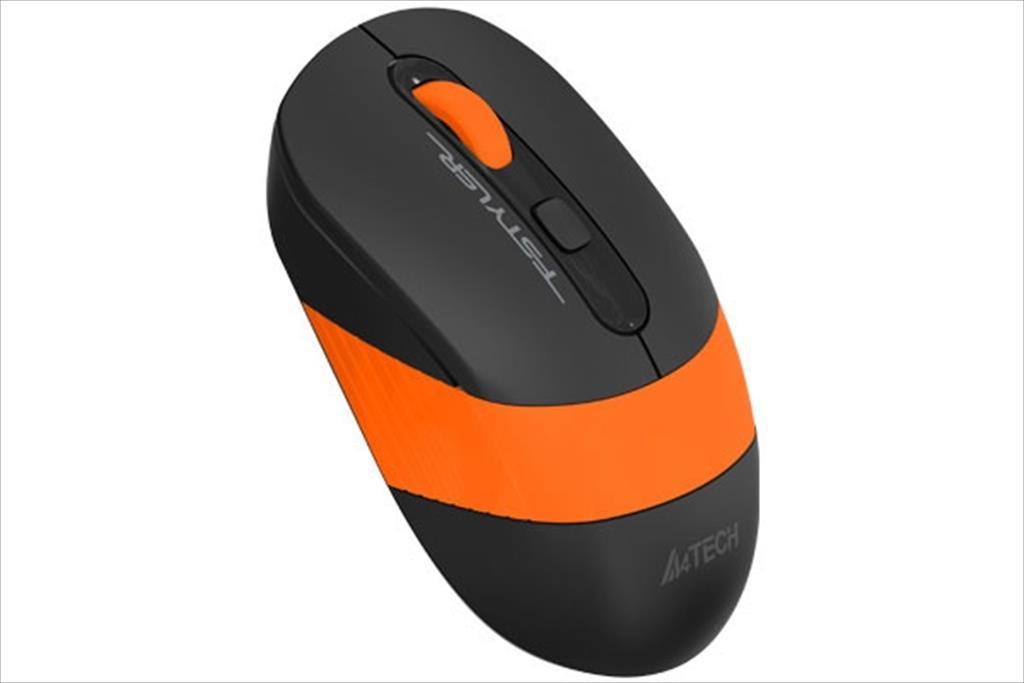 MOUSE WIRELESS USB A4TECH FSTYLER FG10S Silent, Orange - Image 2