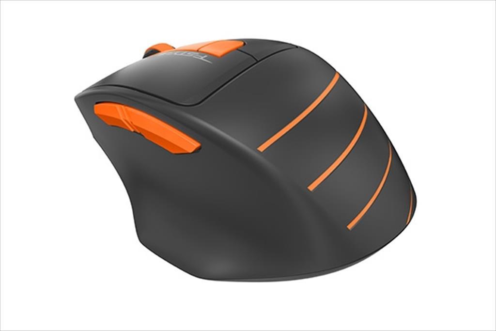 MOUSE WIRELESS USB A4TECH FSTYLER FG30S Silent, Orange - Image 2