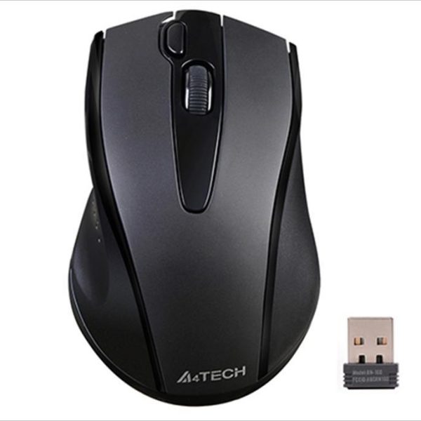 MOUSE WIRELESS USB A4TECH G9-500FS Silent, Black