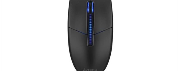 MOUSE WIRED USB A4TECH N-530S Silent, LED Illumination, Black