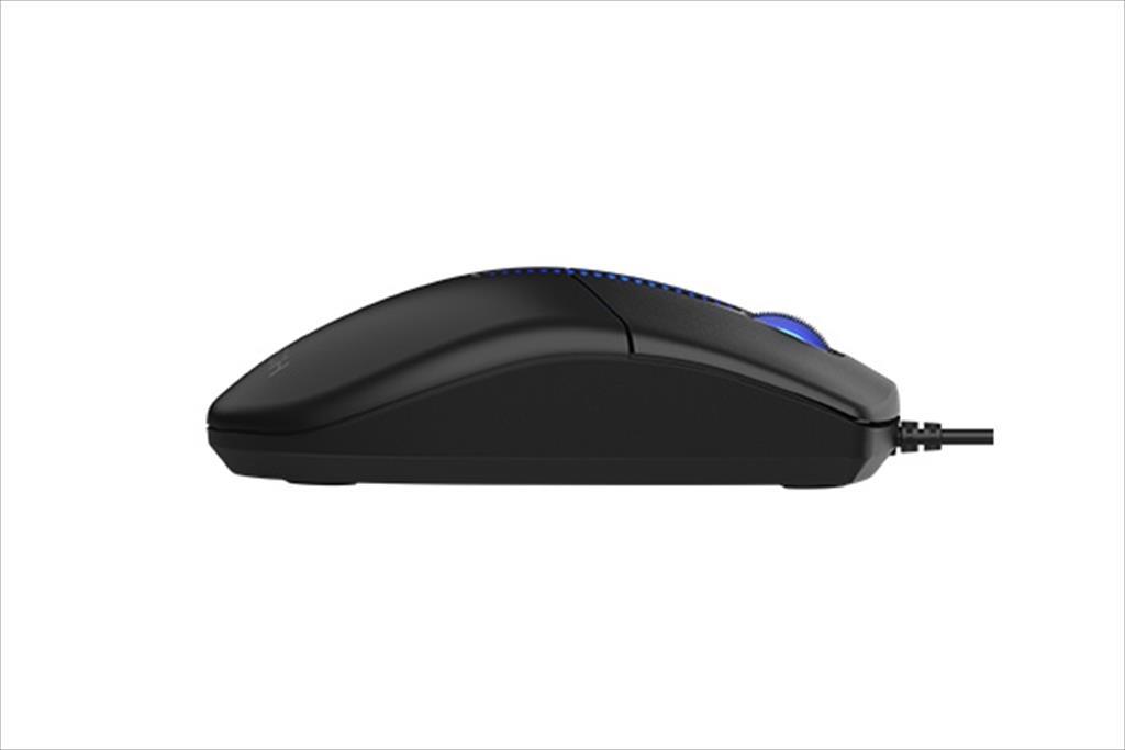 MOUSE WIRED USB A4TECH N-530S Silent, LED Illumination, Black - Image 5