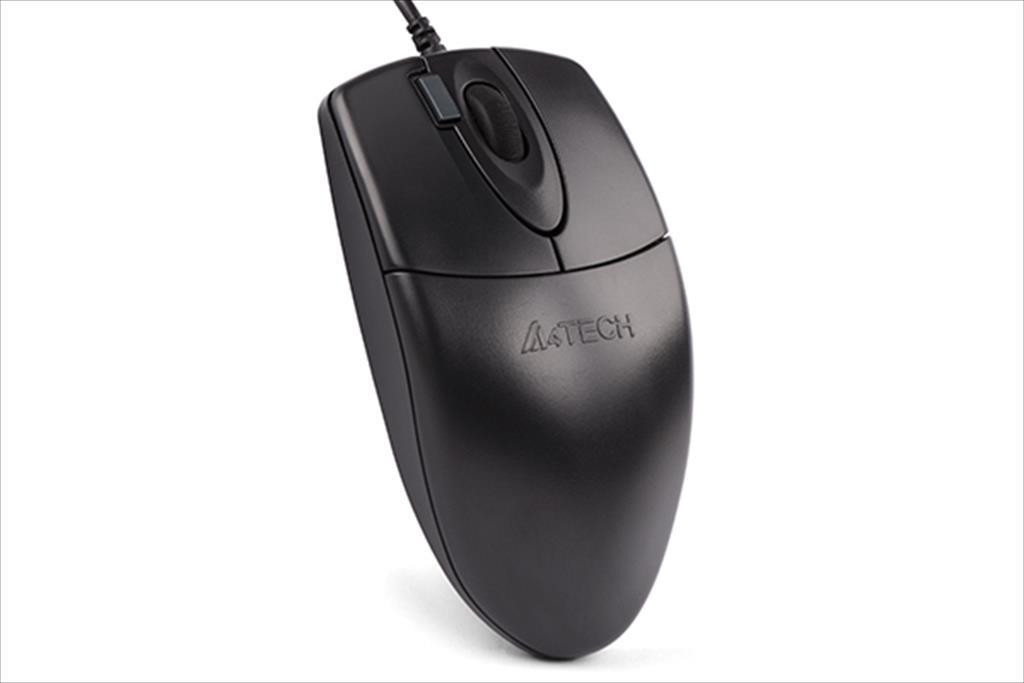 MOUSE WIRED USB A4TECH OP-620DS Silent, Black - Image 2