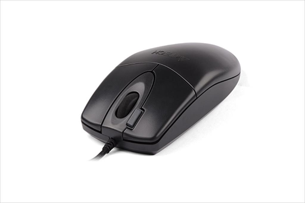 MOUSE WIRED USB A4TECH OP-620DS Silent, Black - Image 5