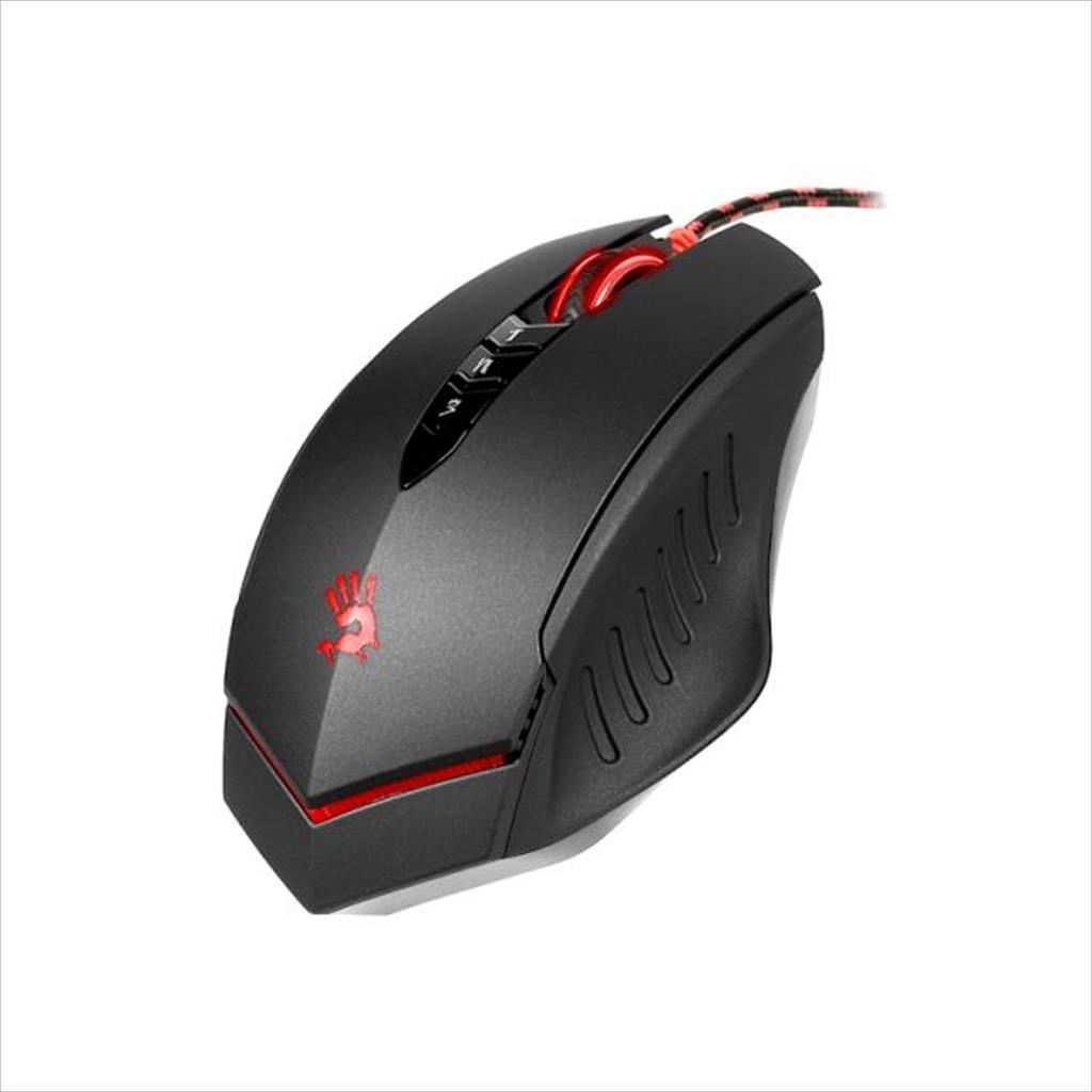MOUSE WIRED USB A4TECH Bloody V8M, Black - Image 2