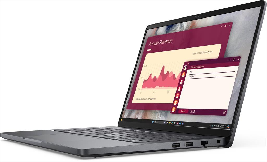 NOTEBOOK 14" DELL PRO14 Intel Core 5 120U/8GB RAM DDR5 5600Mhz/ 512 GB SSD M.2 NVMe/FULLHD+ (16:10) IPS/BT/Backlit KB/Thunderbolt 4/RJ45/PC14250 - Image 3