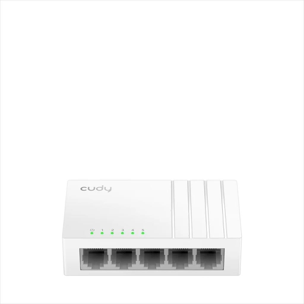 NET Switch CUDY 5-port Gigabit GS105U Type-C power, plastic