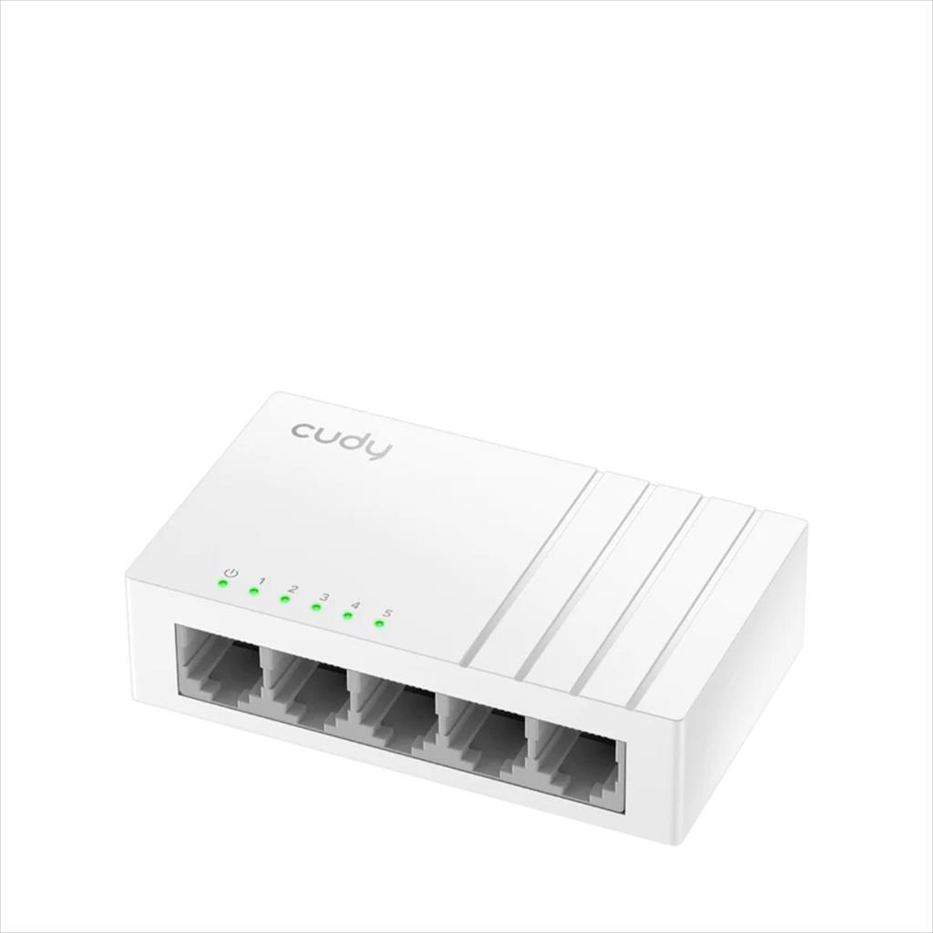 NET Switch CUDY 5-port Gigabit GS105U Type-C power, plastic - Image 3